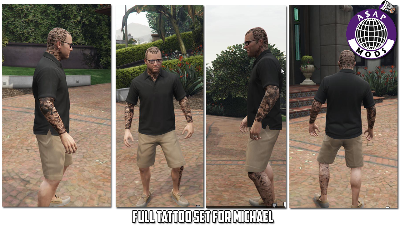 GTA 5 Player Mods - Tattoo 