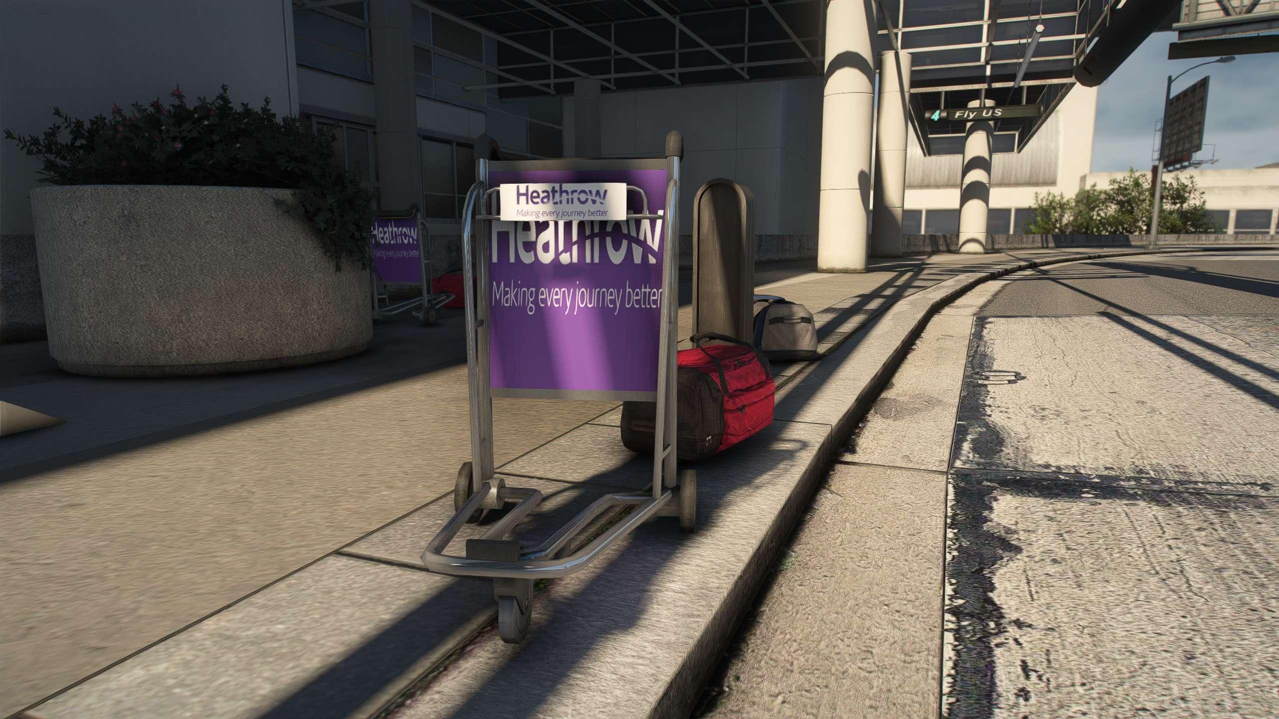 heathrow airport trolley