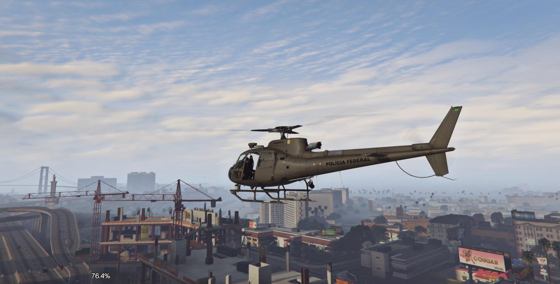 Helicóptero Caçador Polícia Federal PF (CAOP) - GTA5-Mods.com