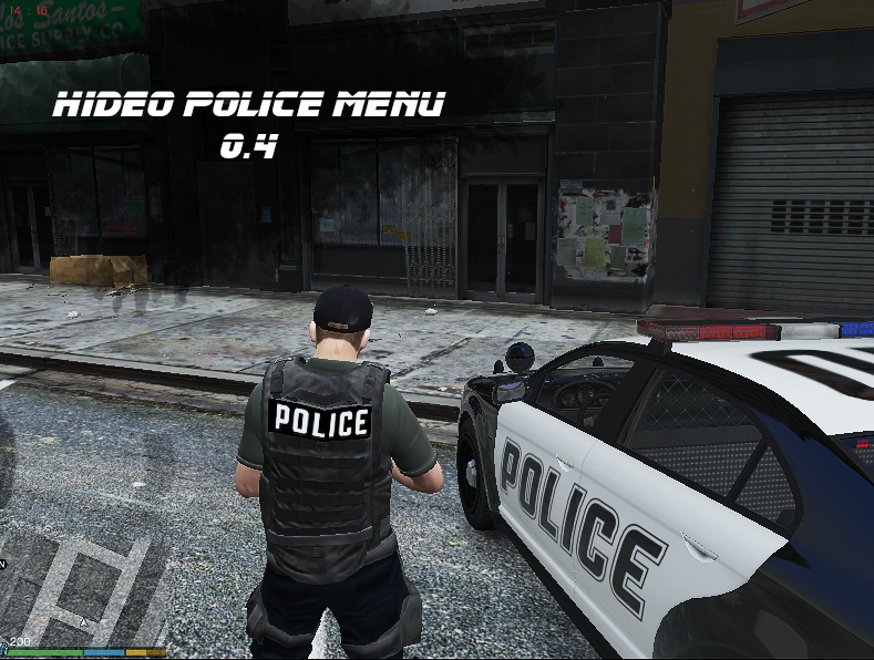 Hideo Police Menu -