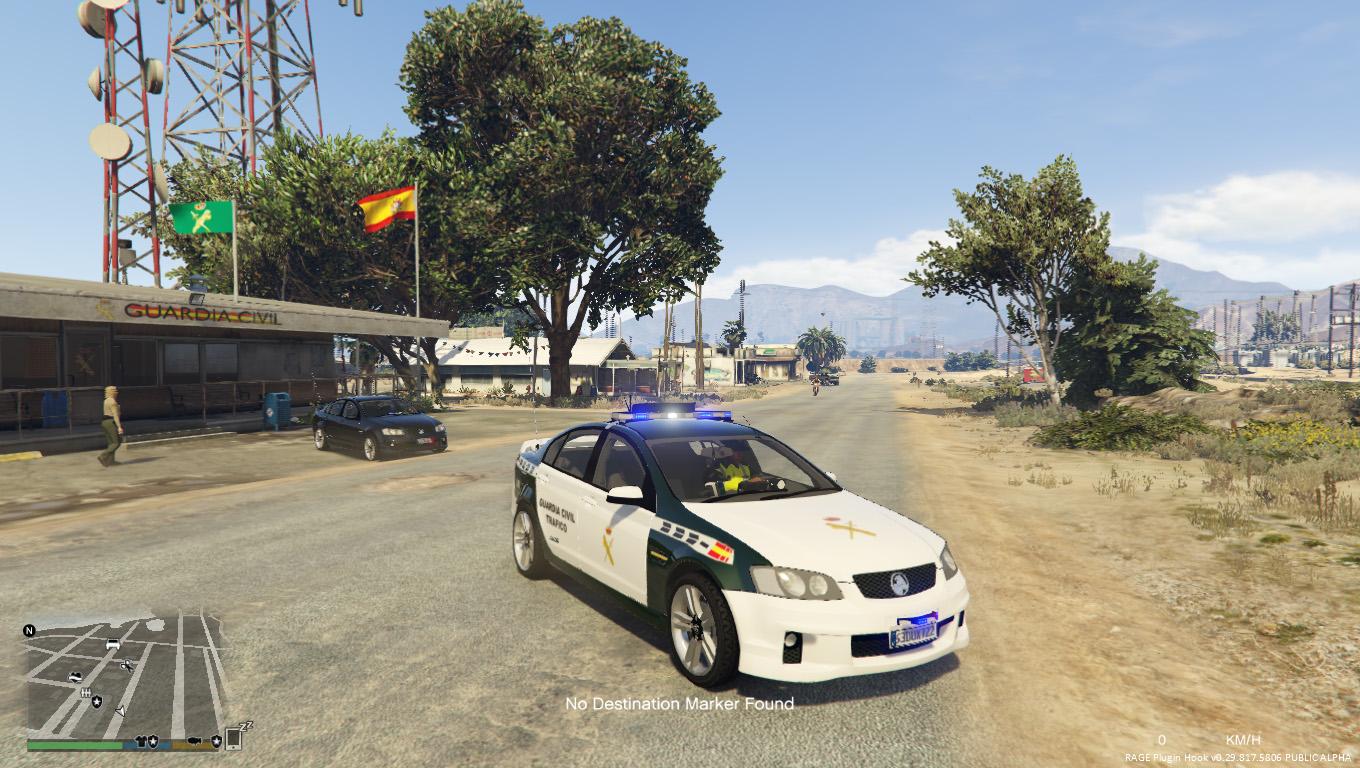 Holden VE SS Guardia Civil Trafico  Spanish Traffic Police  GTA5 