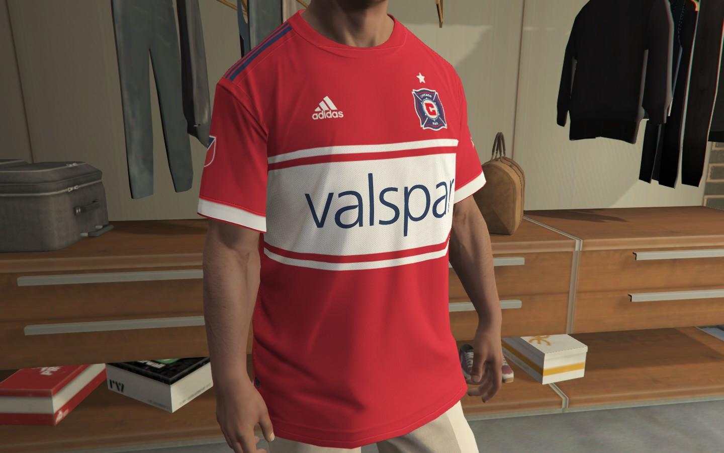 Chicago Fire 2018 adidas Home Jersey - FOOTBALL FASHION