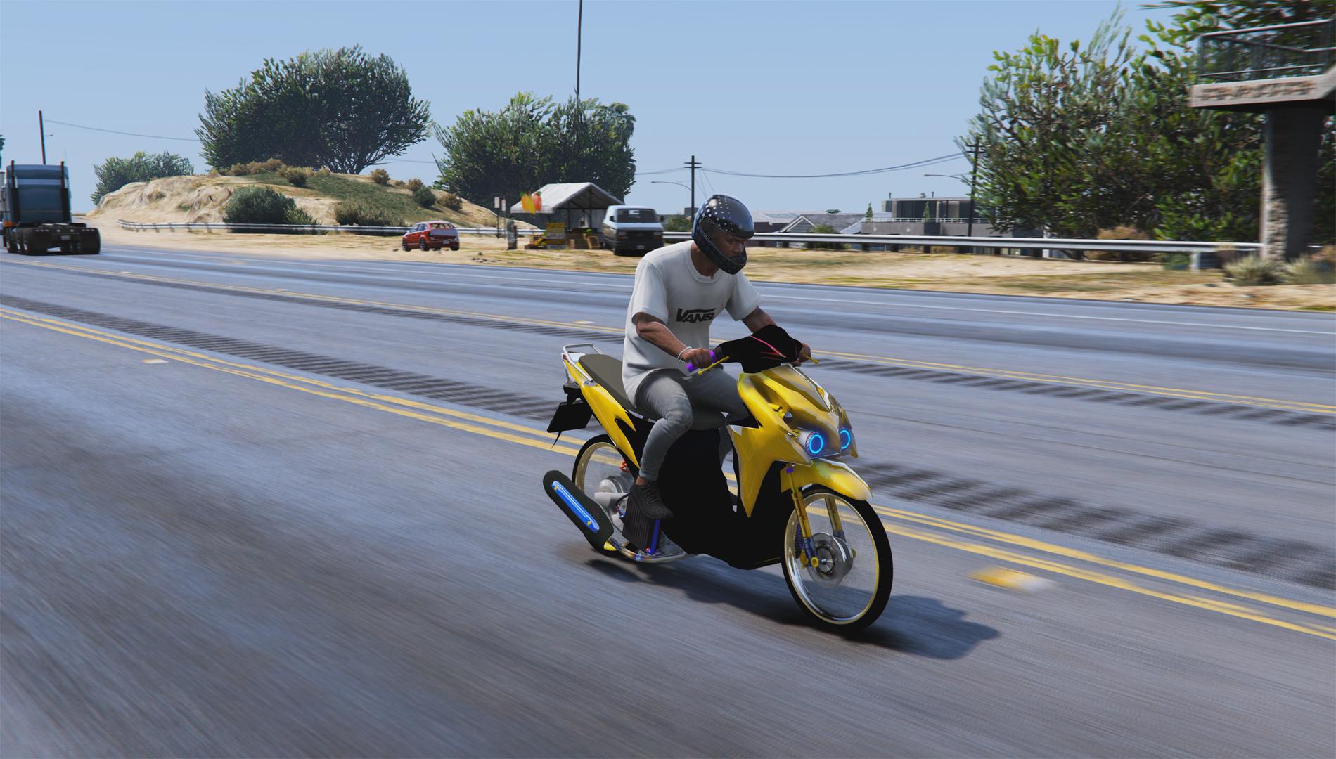  Honda click125 Modified  Replace GTA5 Mods com