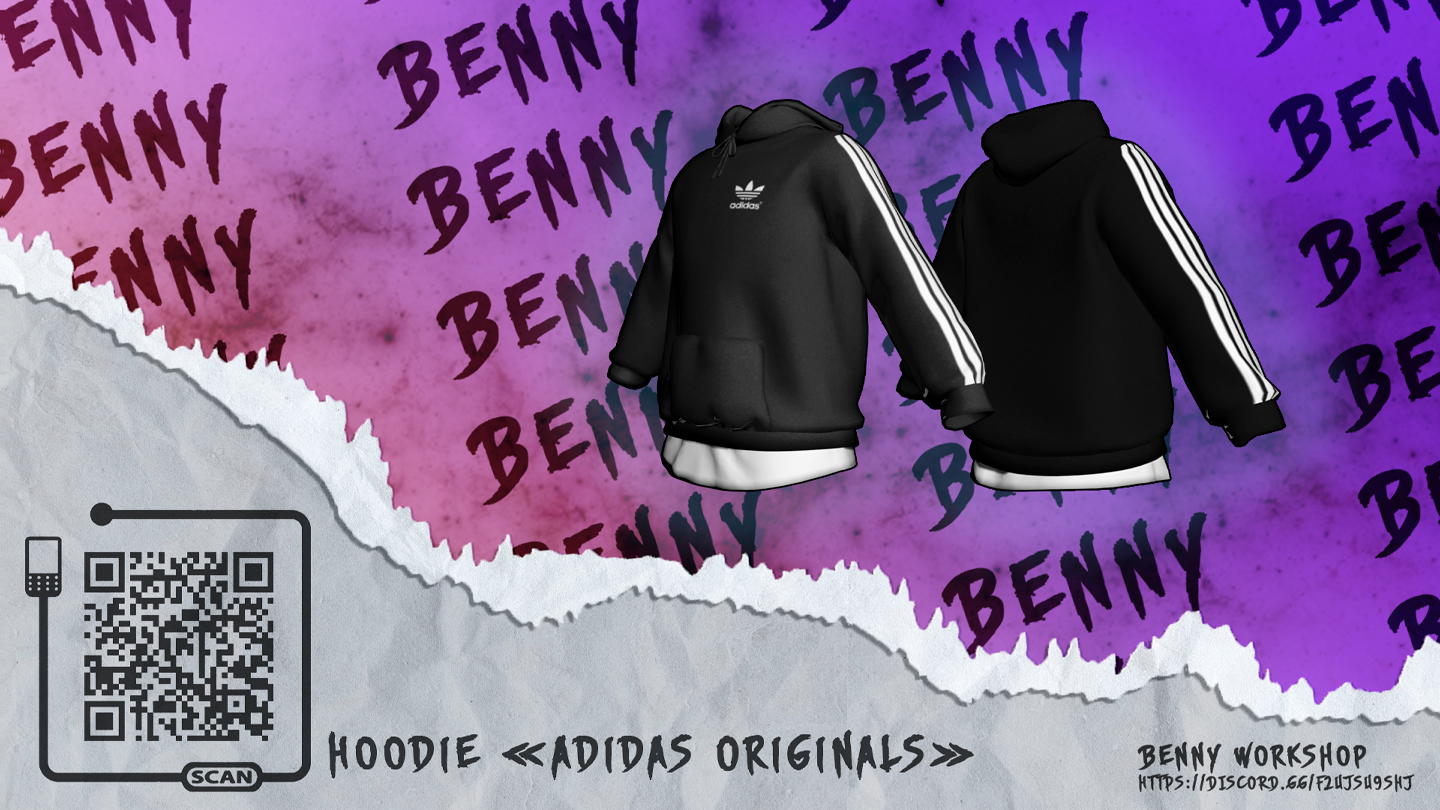 Hoodie Adidas originals for MP Male GTA5 Mods