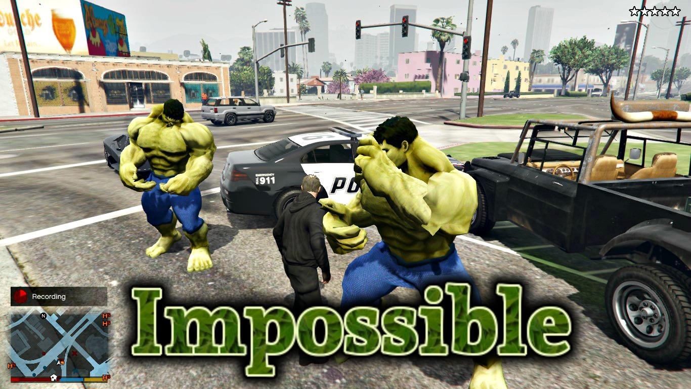 Unarmed/Stronger Hulk Cops & SWAT [OIV] 