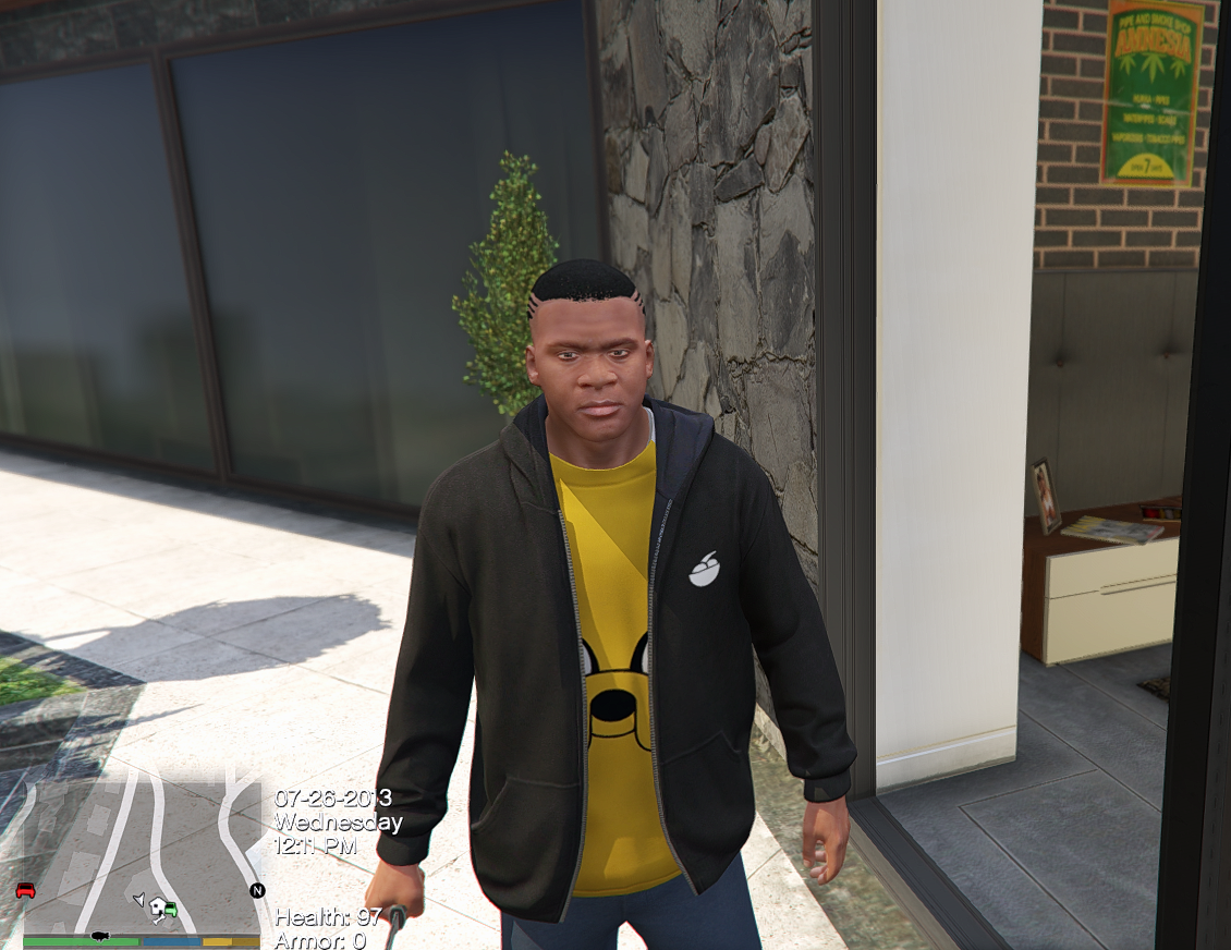 iFruit Sweatshirt + AdventureTime shirt - GTA5-Mods.com