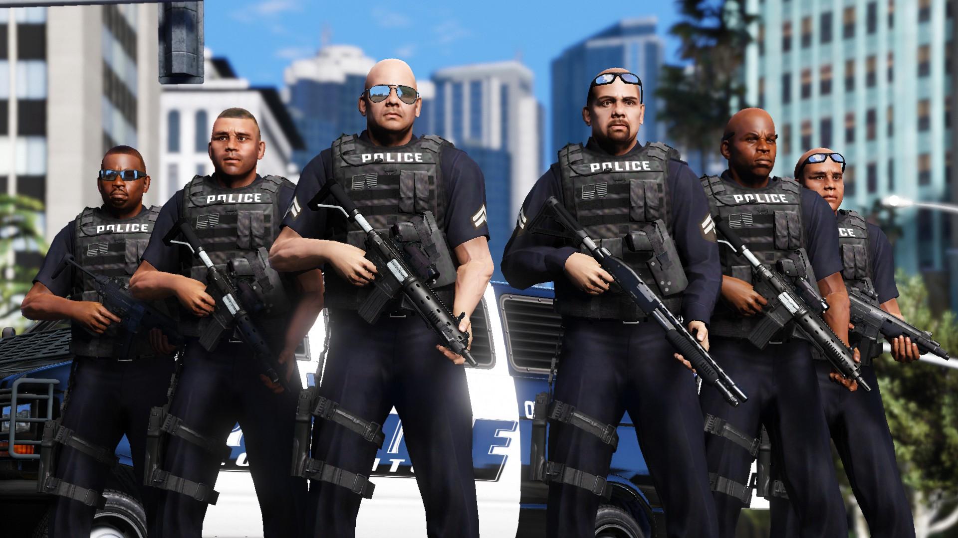 Improved Vanilla LSPD Male Cops [Los Santos Police