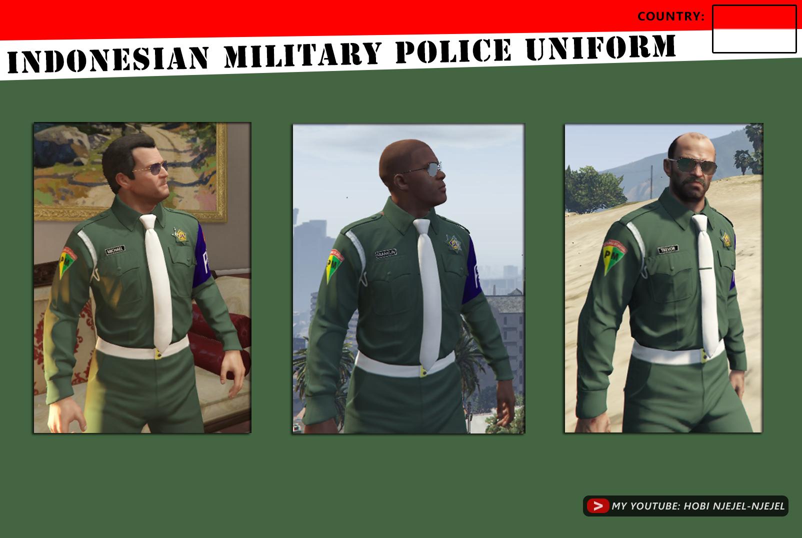 Indonesian Military Police Polisi Militer Indonesia Gta5