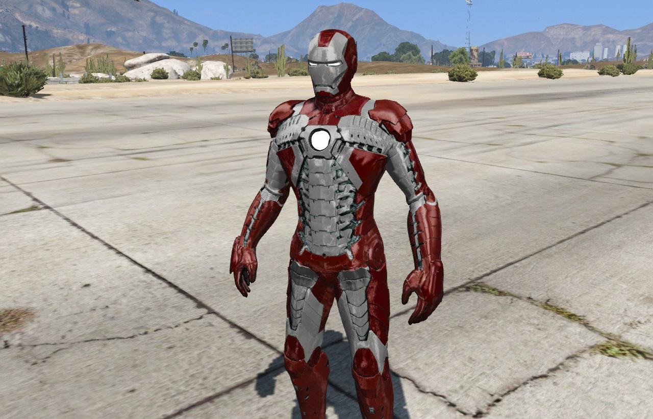 Iron man suit for gta 5 фото 4