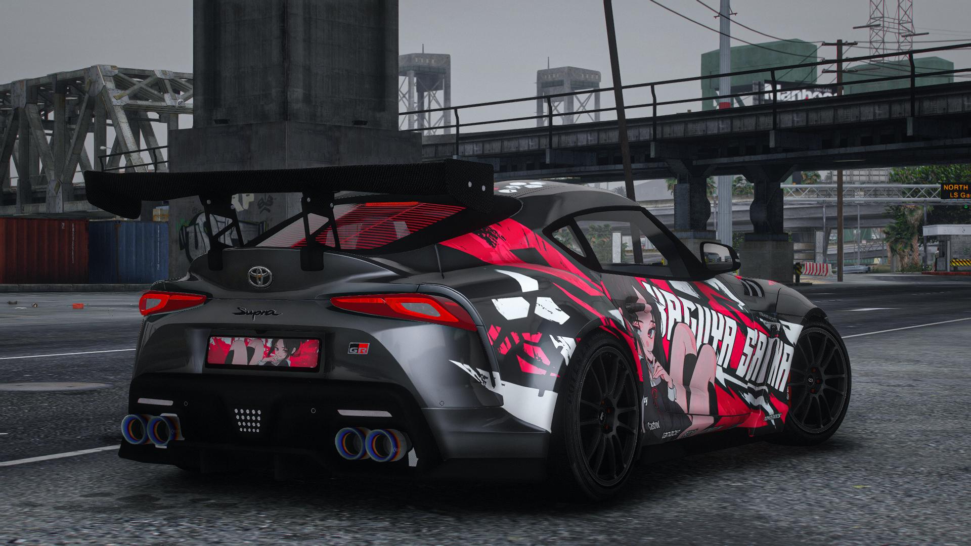 Toyota supra a90 gta 5 фото 26