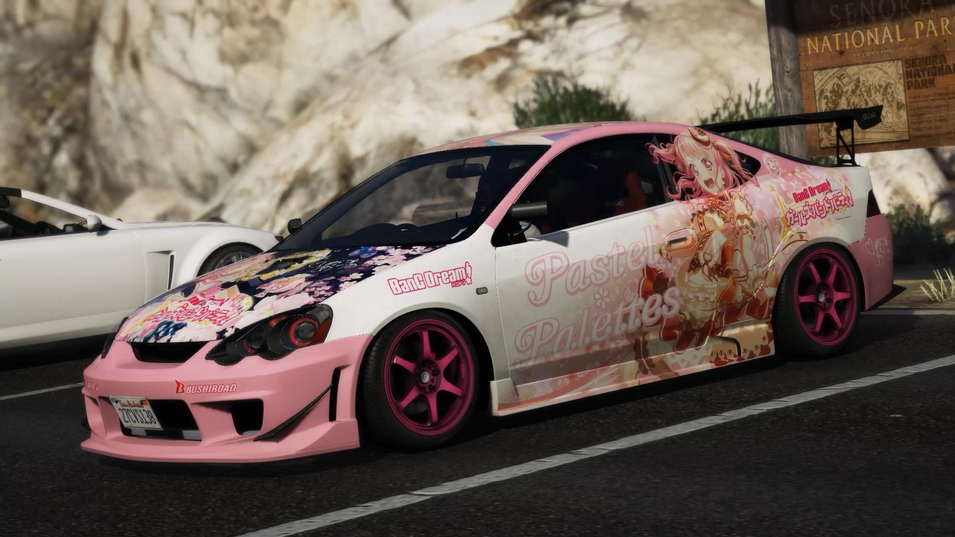 Itasha 痛車 Integra Type R Dc5 Bang Dream 丸山彩 8k Gta5 Mods Com - 2003 honda integra dc5 type rfree roblox