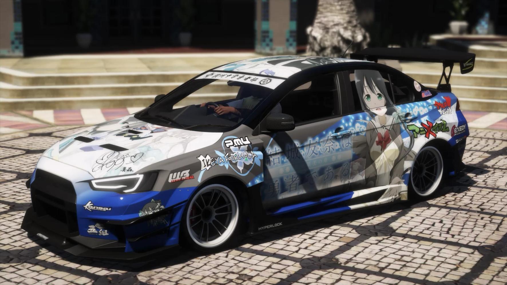 Itasha 痛車 Lancer Evolution X Cz4a 東郷美森 Paintjob 4k Gta5 Mods Com