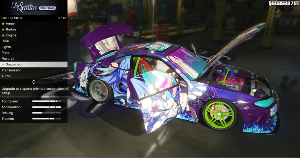 Itasha Toho 痛車東方nissan Silvia S15 Vertex Marisa Tenko A Gta5 Mods Com