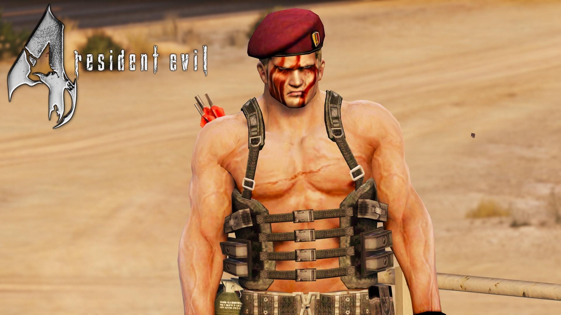 Jack Krauser - Resident Evil 4 HD version with classic outfit