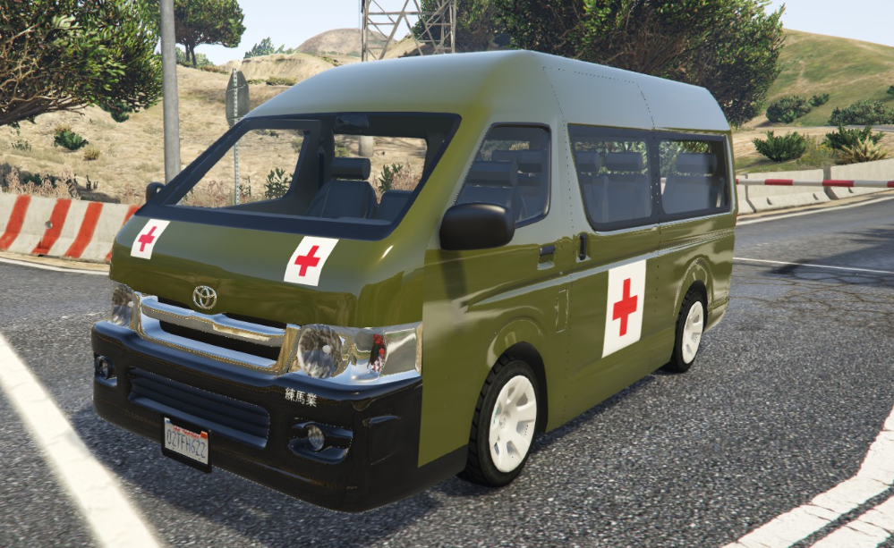 Japan Self Defense Force Ambulance No Lights Gta5 Mods Com