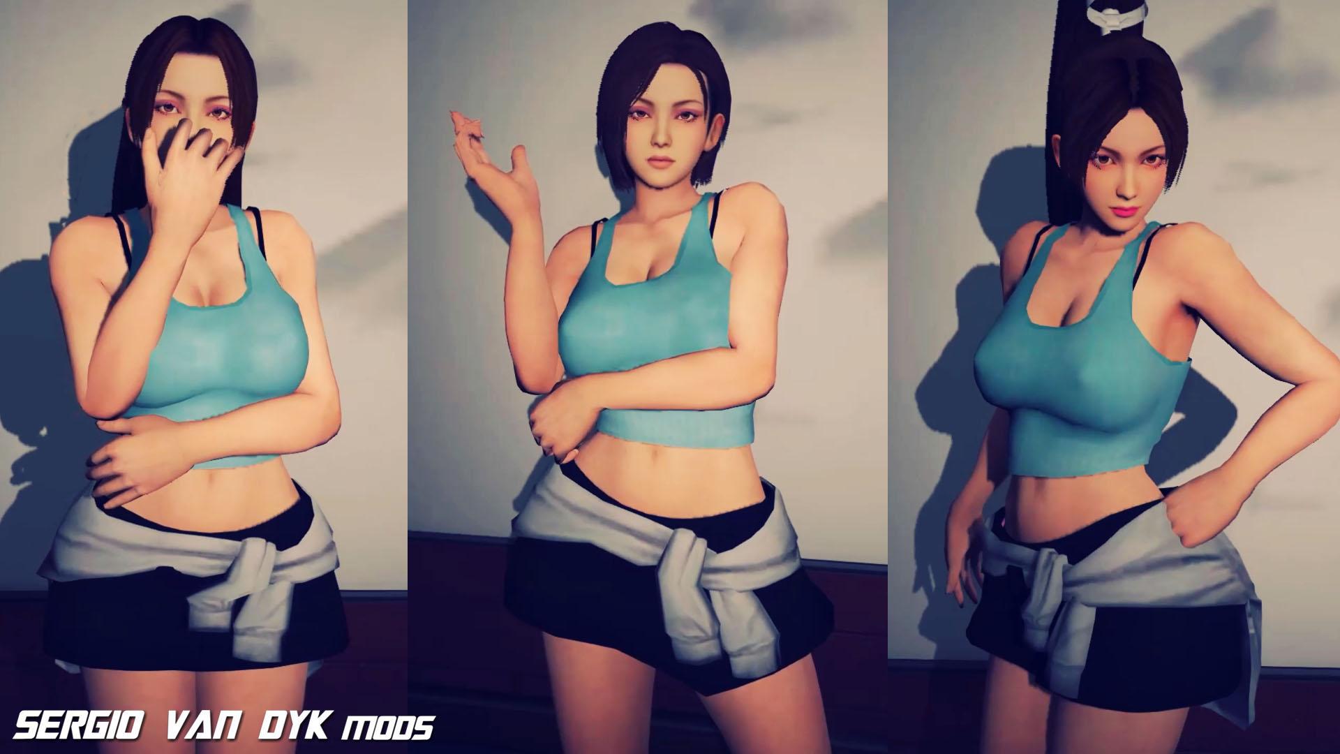 Jill Valentine Classic Mai Shiranui Add On Ped Replace Kof Snk Resident Evil 3 Nemesis