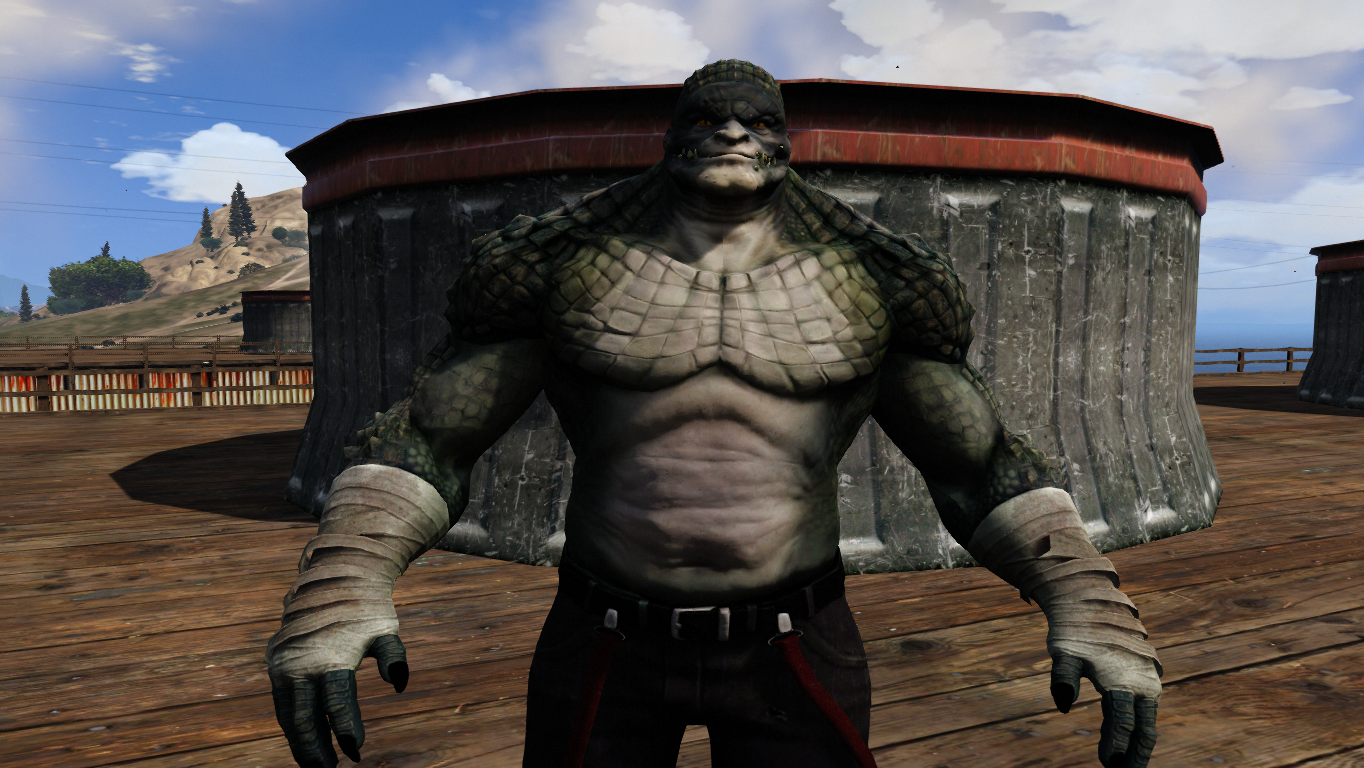 Sidst Dusør Belyse Killer Croc From Arkham Origins [Add-On Ped] - GTA5-Mods.com