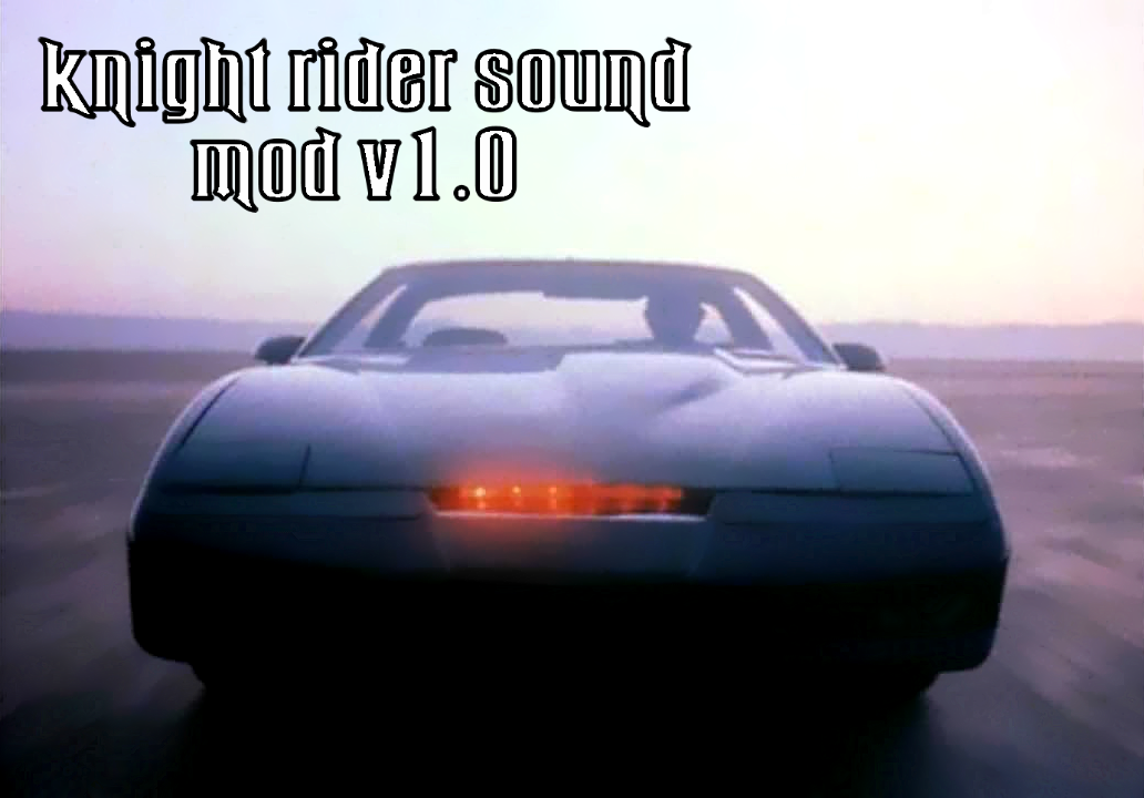 Knight Rider .T. Engine Sound 