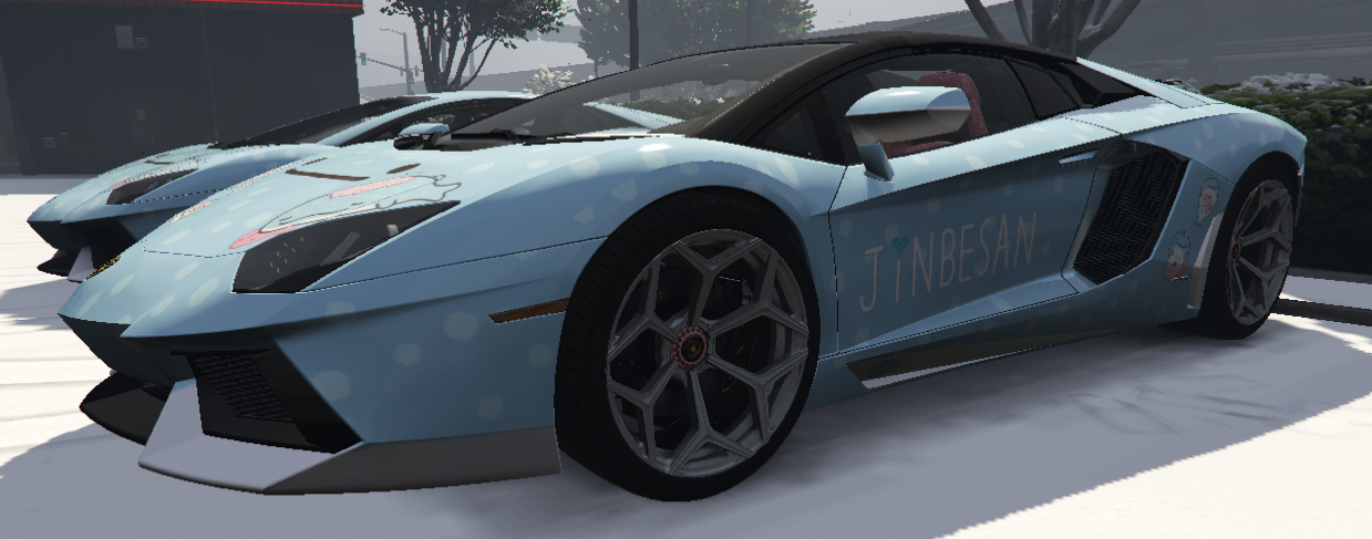 Livery for Lamborghini Aventador SAN-X Jinbesan - GTA5-Mods.com