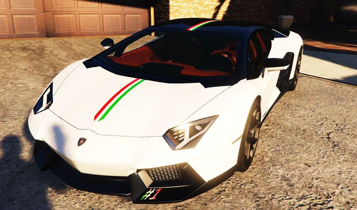  Lamborghini  Aventador TriColore 1 GTA5 Mods com