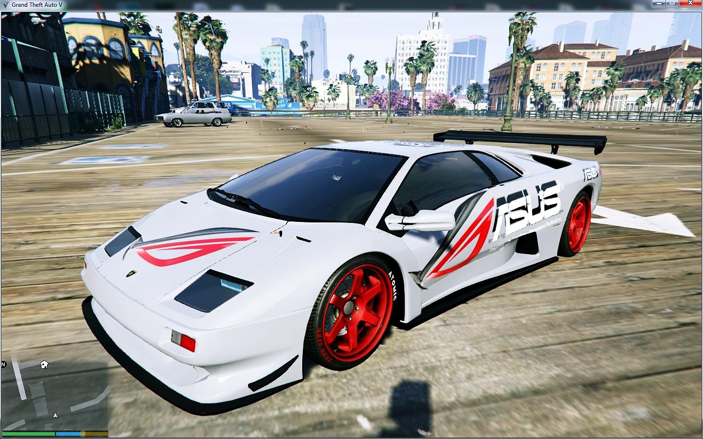 5 update last gta ASUS Lamborghini GTA5  Red Diablo Mods.com