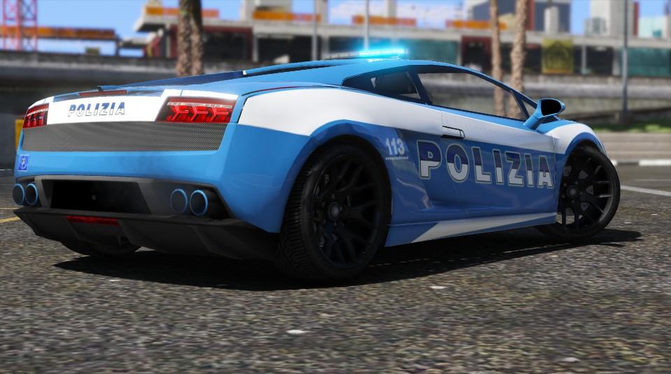 Lamborghini Gallardo Polizia + Template - GTA5-Mods.com
