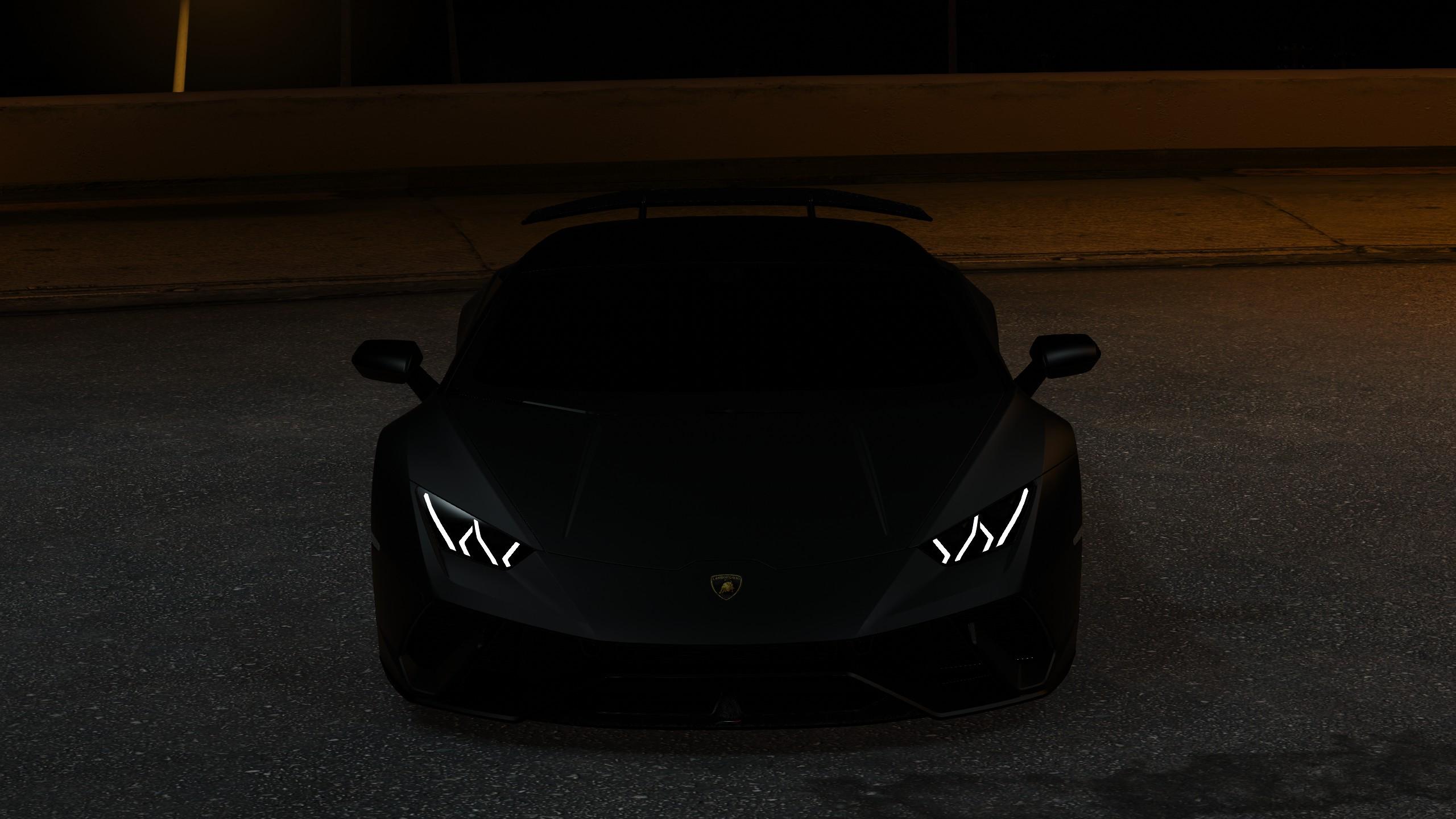 Lamborghini Huracan Night 4k