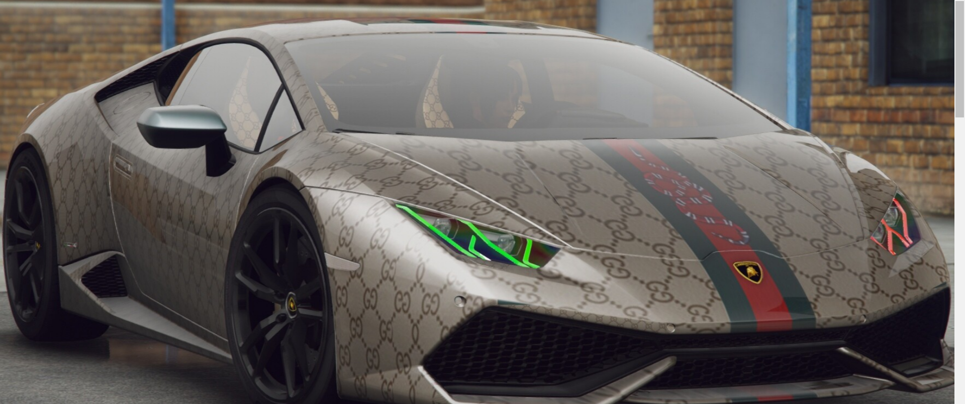Lamborghini, Gucci wrap, Gucci - Car and Bike Nation