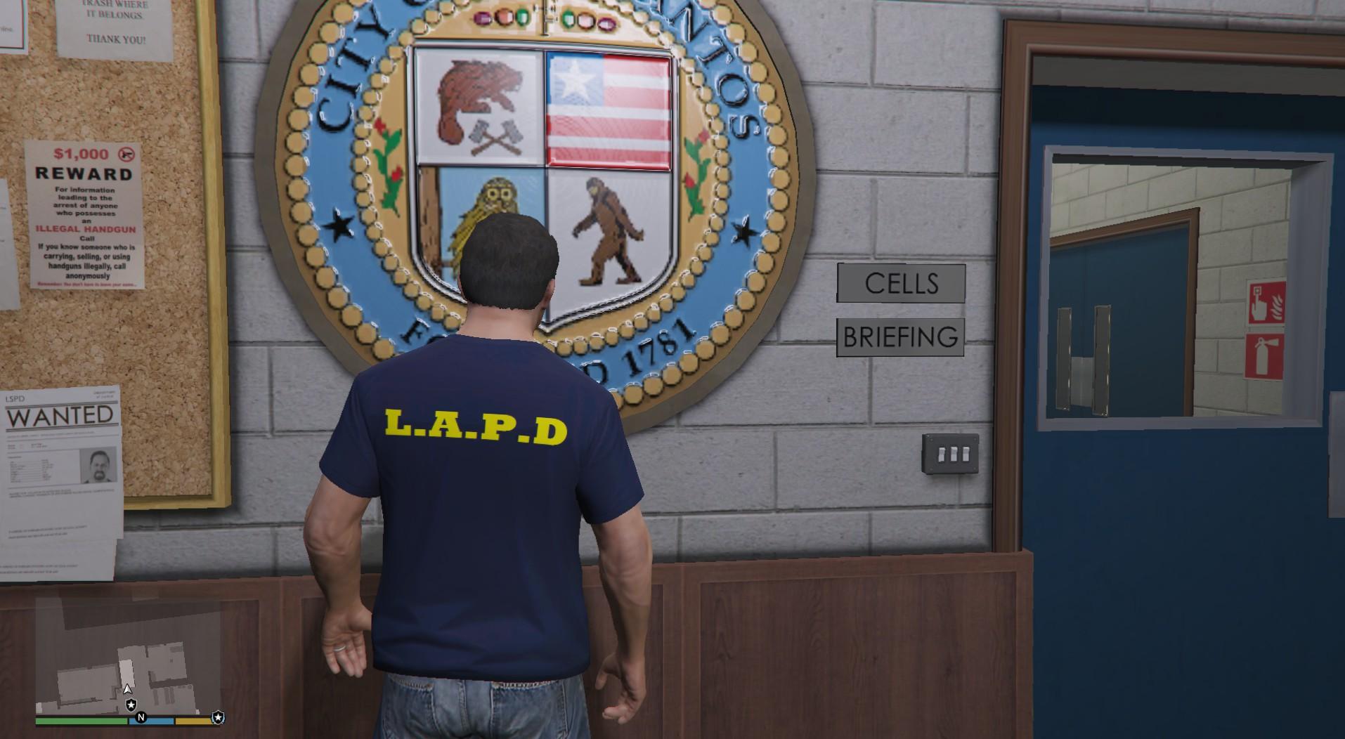 lapd t shirt