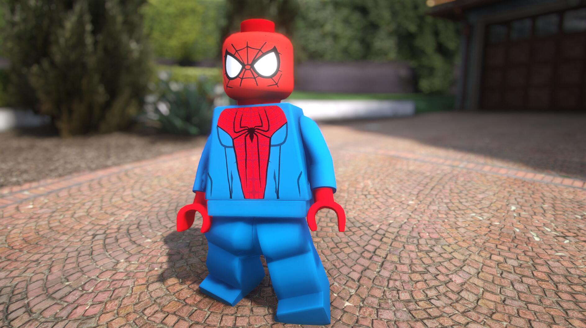 vinge Støt har taget fejl LEGO Spiderman - GTA5-Mods.com