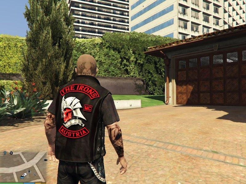 Lether Cut - THE IRONS MC AUSTRIA for Michael - GTA5-Mods.com