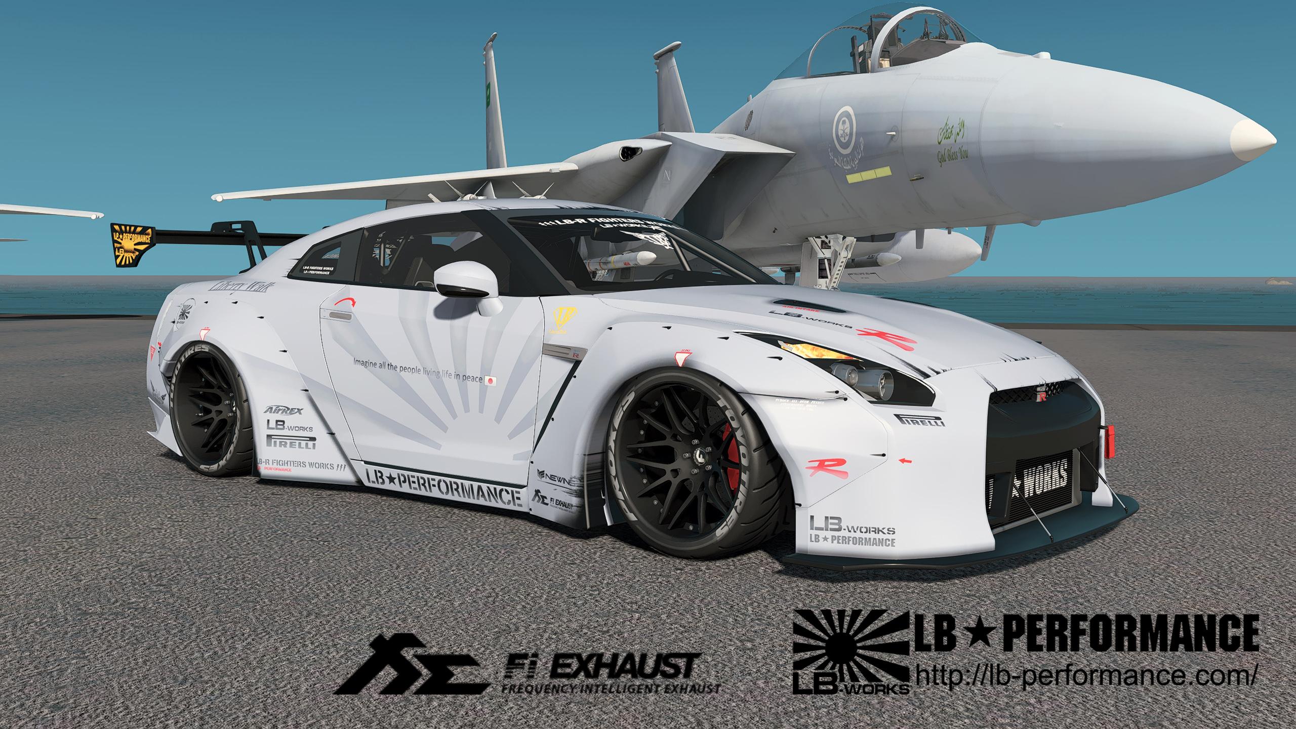  Liberty Walk Nissan GT R LB WORKS Zero Fighter Livery GTA5 Mods