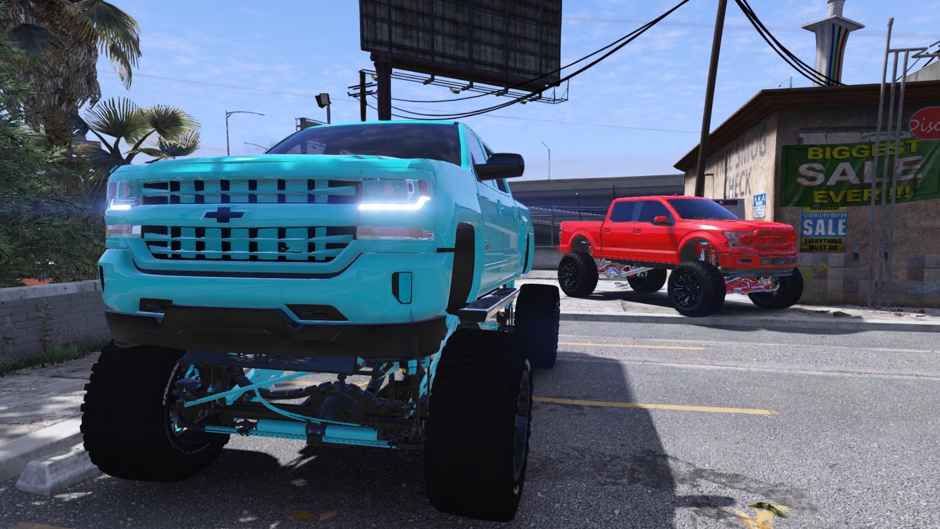 gta 5 lifted trucks