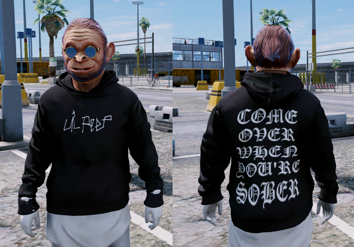 lil peep hoodie not made in china