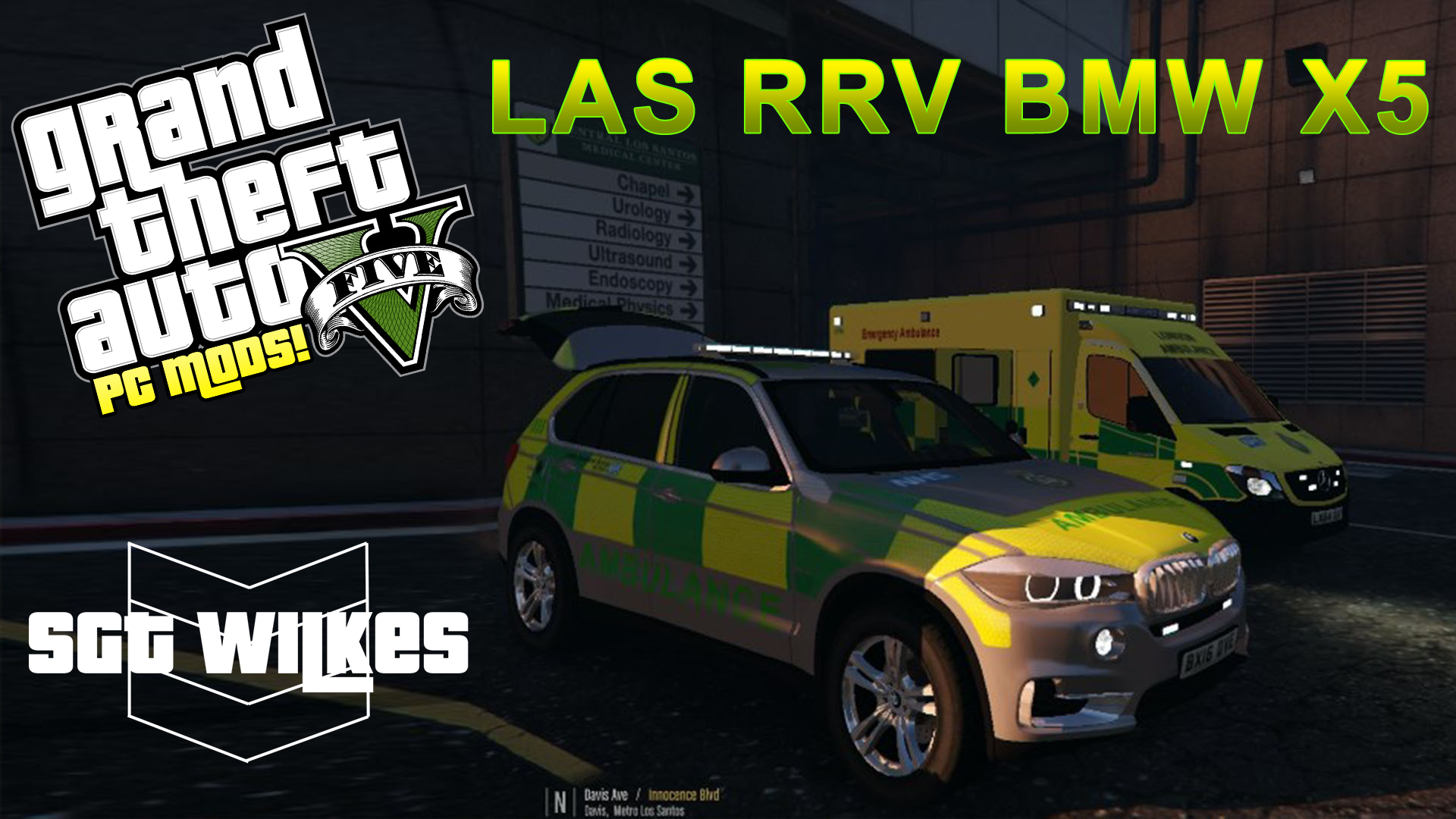 London Ambulance Service RRV BMW X5 Skin GTA5 Mods  com