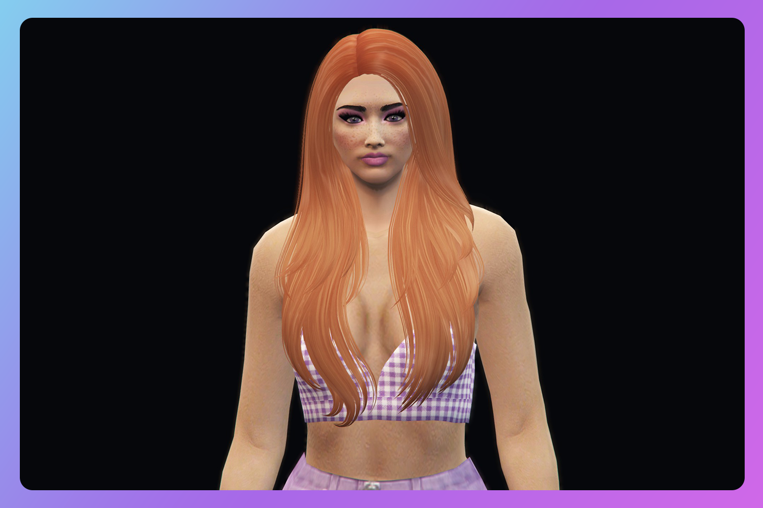 Long Fluffy Hairstyle For Mp Female Gta Mods Com
