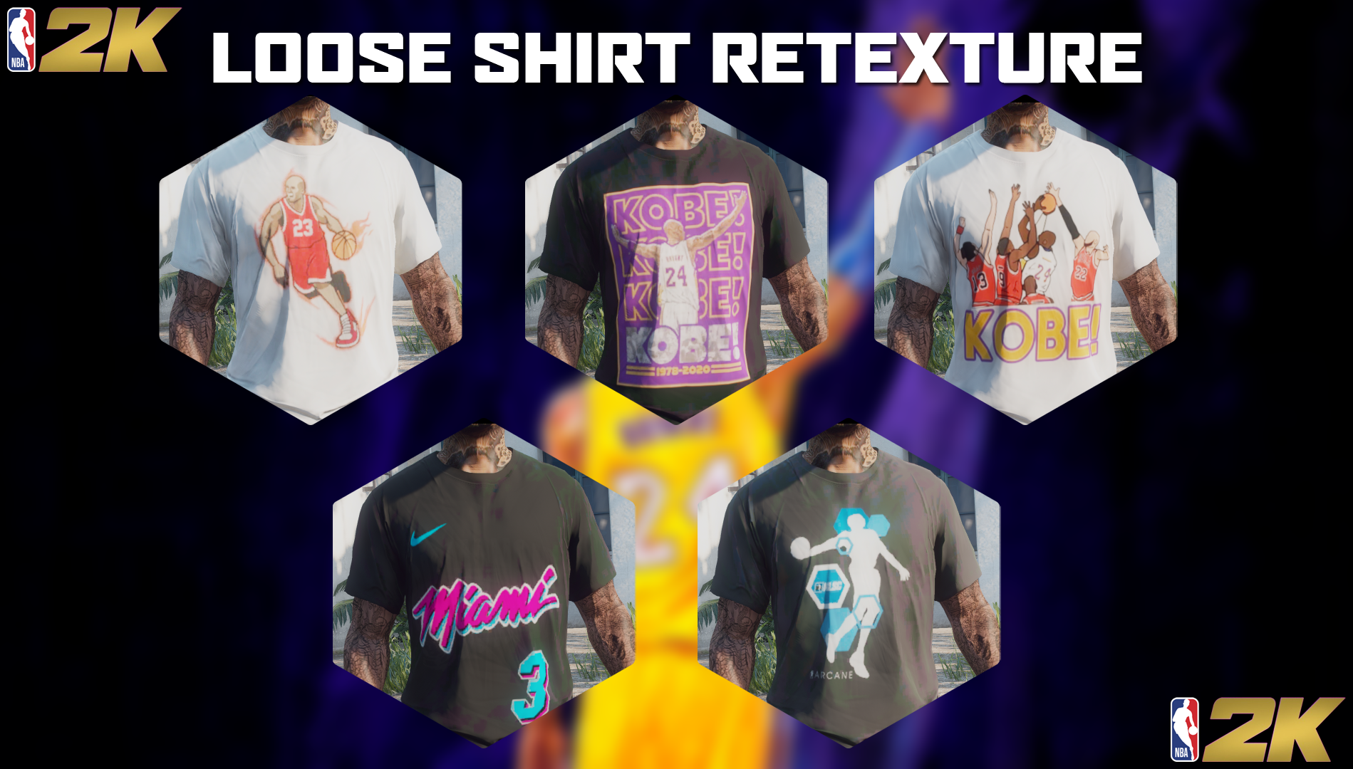 Loose Shirt retexture pack #2 
