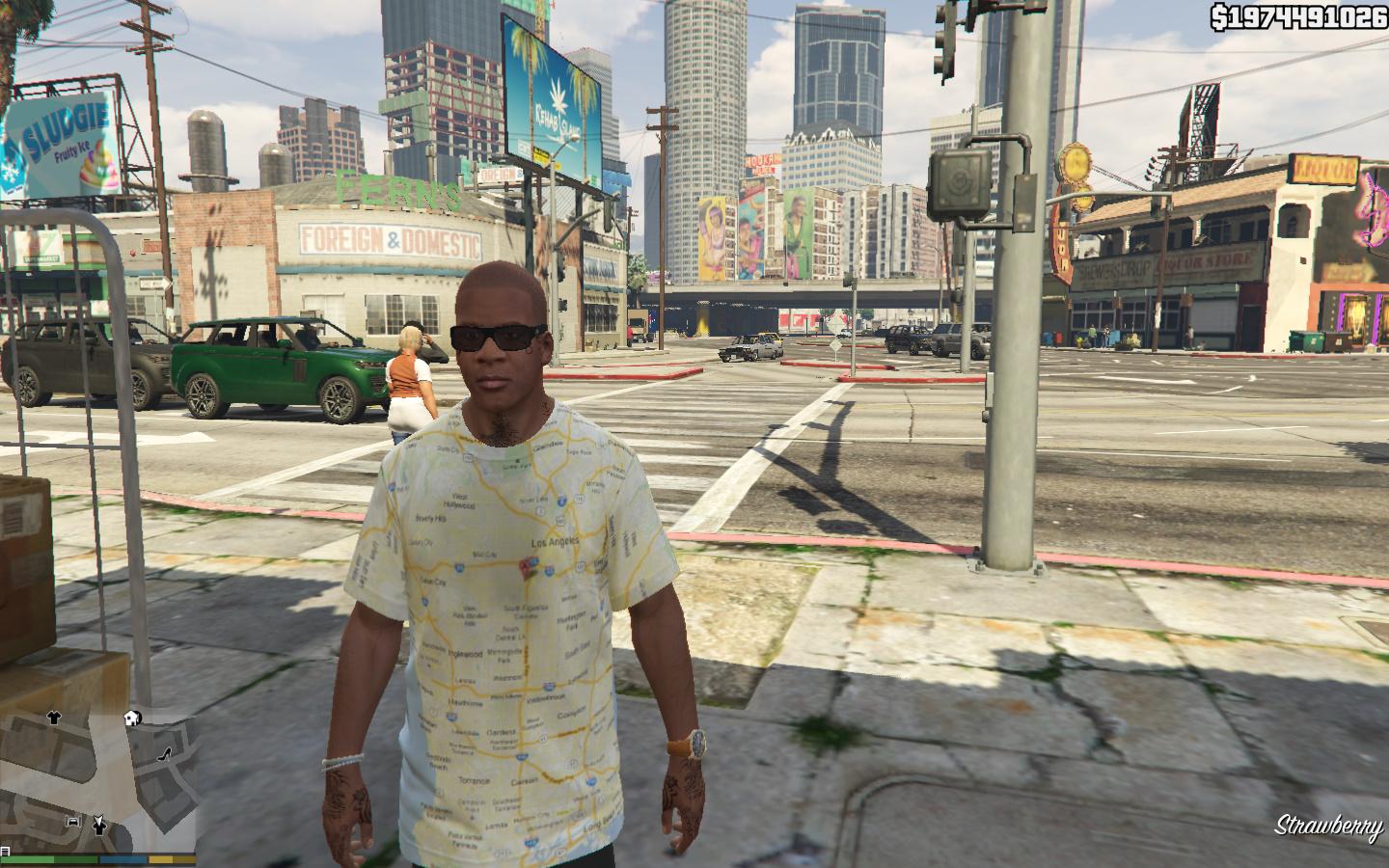 Gta 5 franklin t shirt фото 93