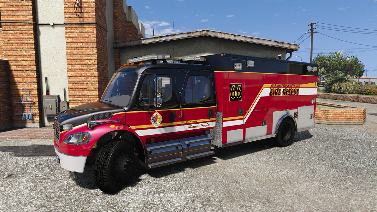 Los Santos Fire Rescue Freightliner Ambulance Gta5