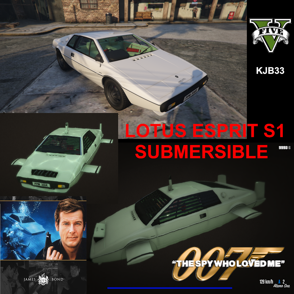 Lotus Esprit S1 Submersible [Add-On | VehFuncs V] - GTA5-Mods.com