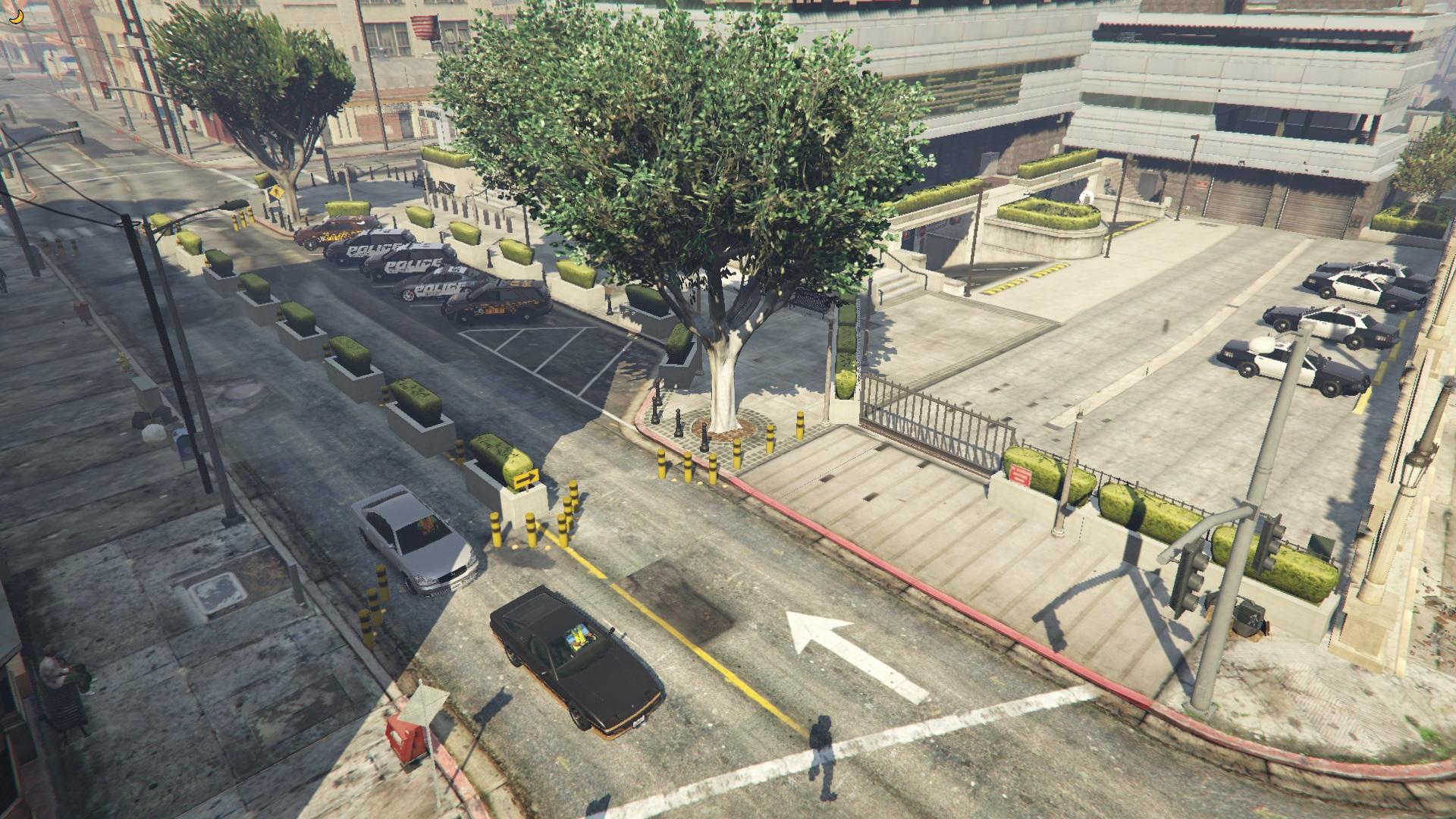 Mission Row PD Exterior YMAP GTA5 Mods