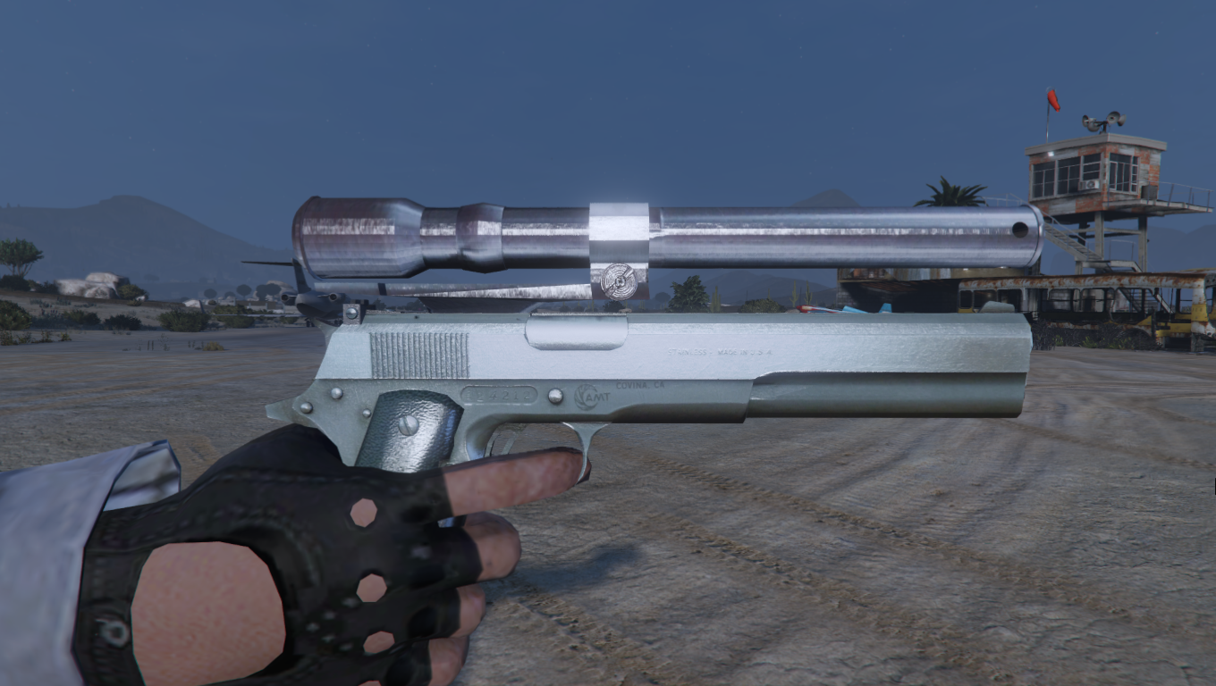 M1911 45 Longslide With Laser Sighting Replace Gta5