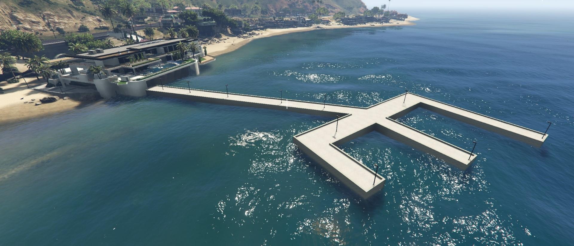 Malibu Mansion Dock And Helipad Add On Ymap Xml Mapbuilder
