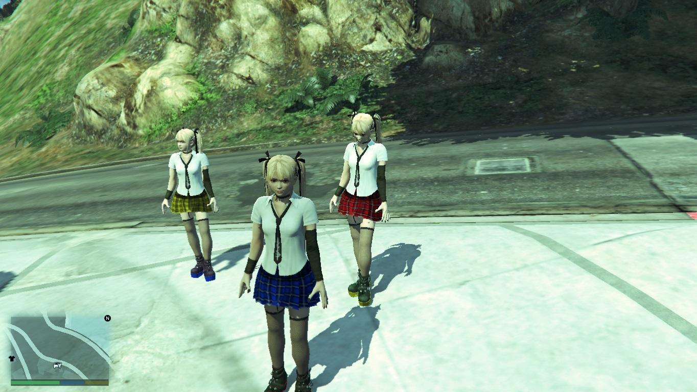 Marie Rose Schoolgirl & Training Gear - GTA5-Mods.com