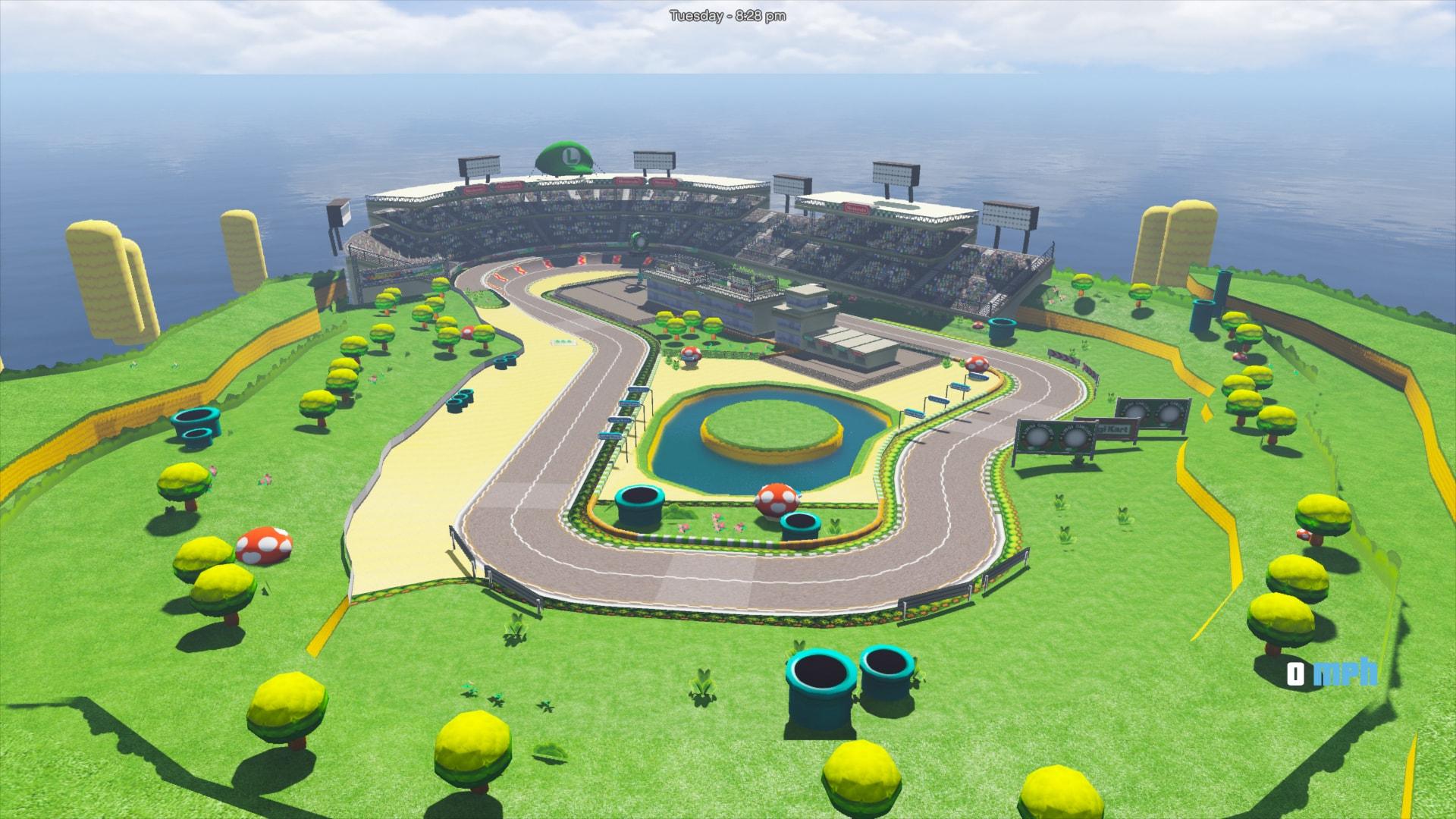 luigi circuit mario kart wii gameplay