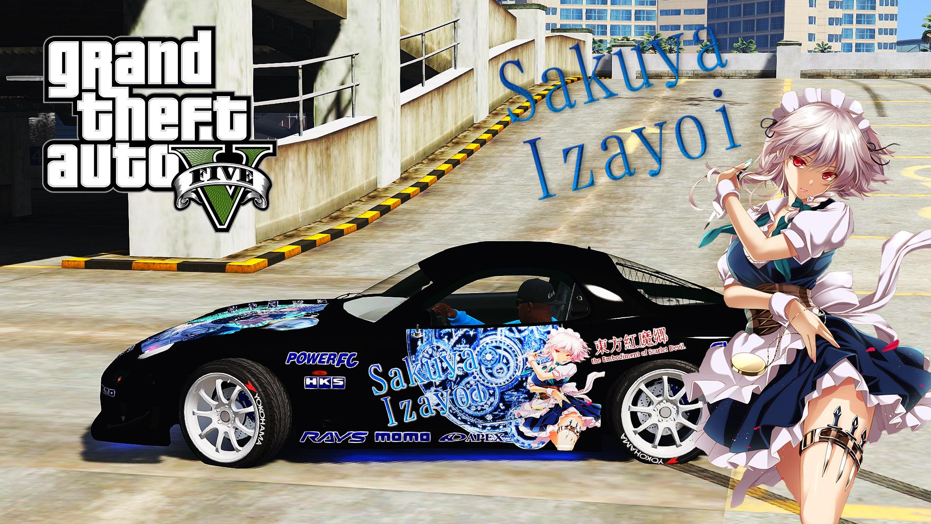 Mazda RX7 C-West Itasha Livery - GTA5-Mods.com