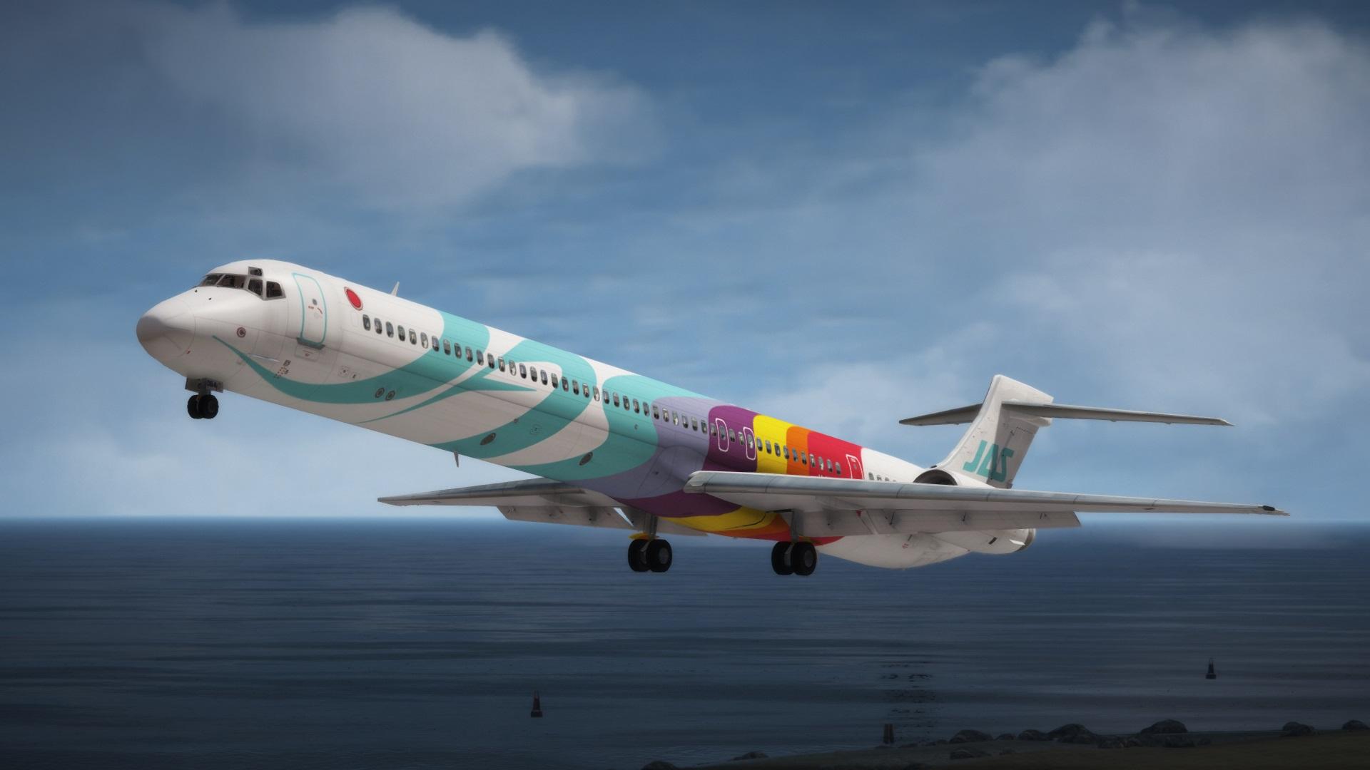 McDonnell Douglas MD-90-30 Japan Air System & Japan Airlines Pack 