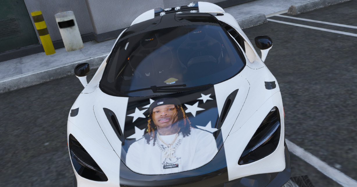 McLaren 765LT King Von Livery - GTA5-Mods.com