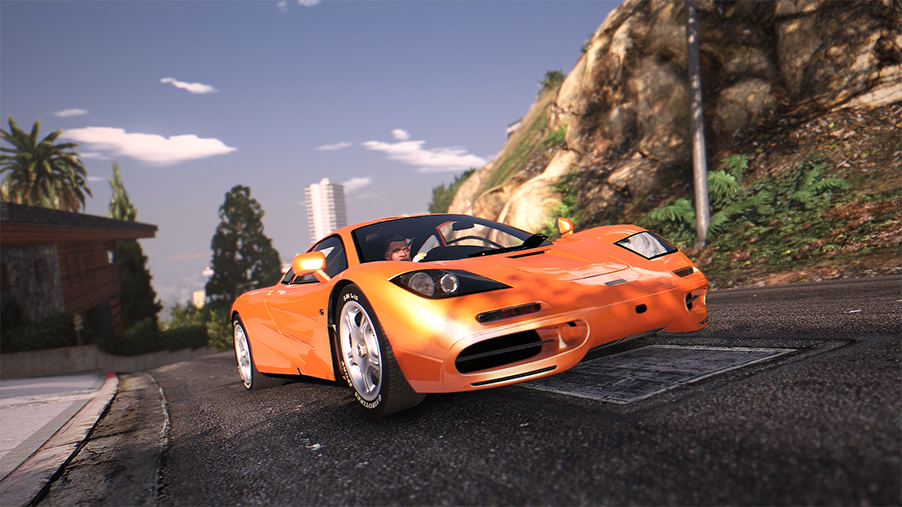 Acceleration car pack. Макларен р1 в ГТА 5рп. Рыжая Макларен из ГТА 5. MCLAREN f1 GTR №59.