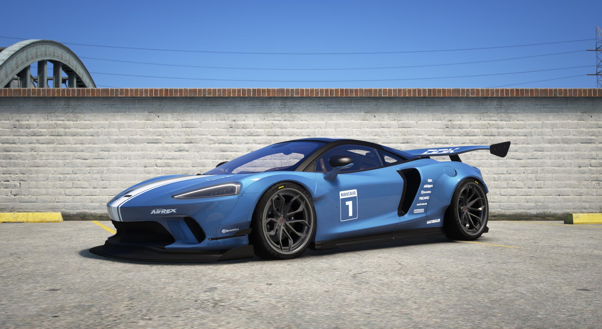 Mclaren Gt Mansaug Add On Template Liveries Gta Mod | Hot Sex Picture